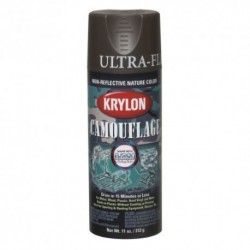 KRYLON CAMOUFLAGE PAINT WITH FUSION TECHNOLOGY (BROWN)