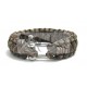 PARACORD BRACELET Cierre Acero (Marpat Wood)