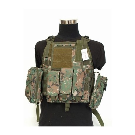 Chaleco Plate carrier Marpat Woodland