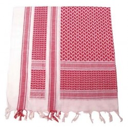 Pañuelo palestino rojo-blanco