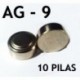 Pila boton AG9 10 unidades