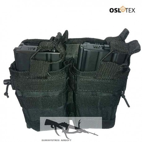 OSLOTEX Portacargador Doble-Doble M4/M16 BK